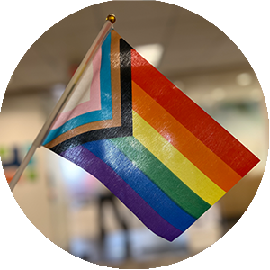 Image of Pride flag.