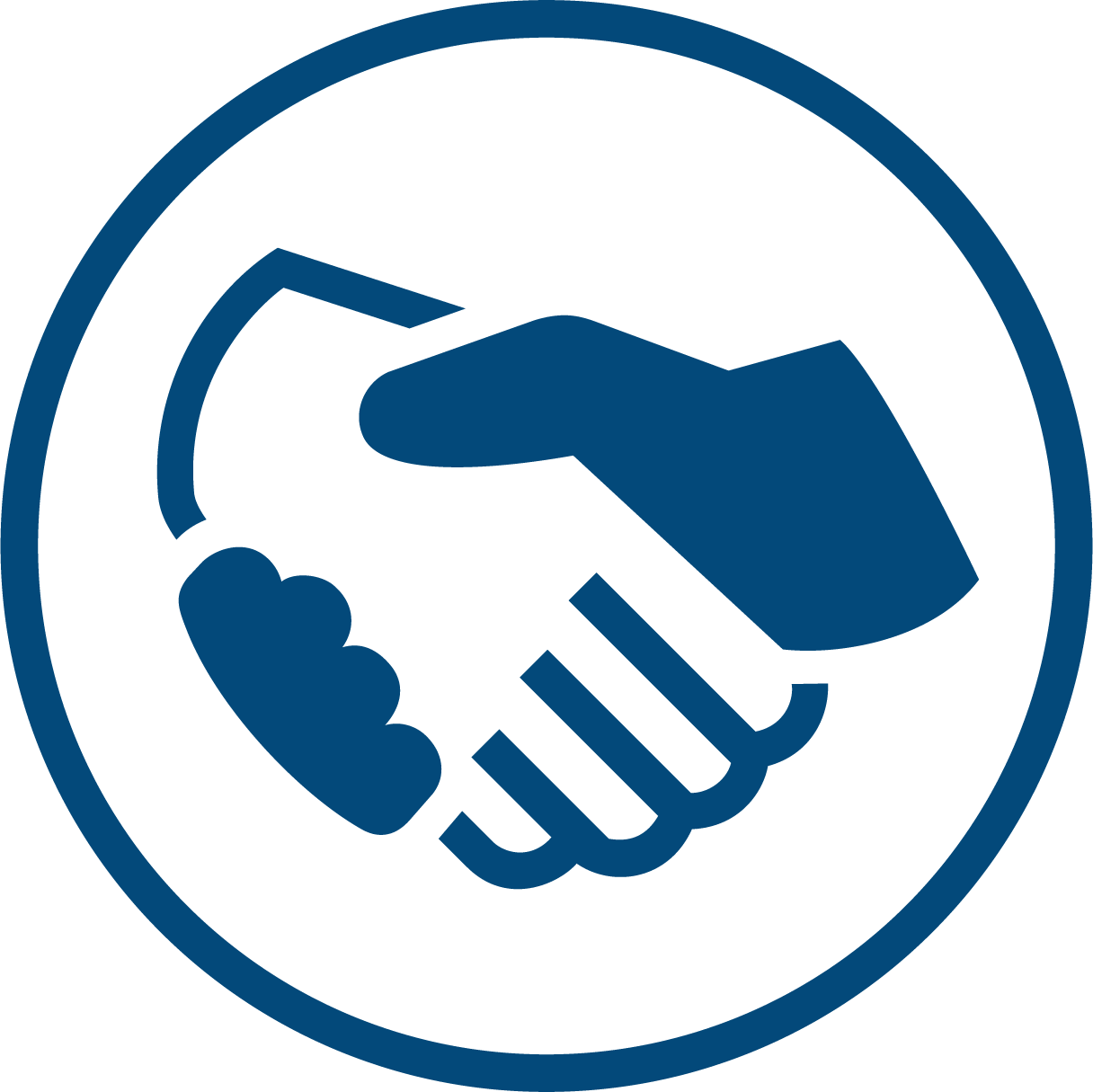 Image of handshake icon