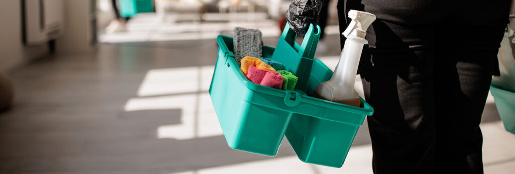 Image of cleaning supplies.